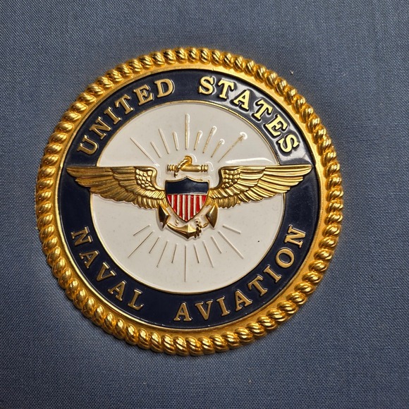 US Naval Aviation Hardcover Book Naval Aviation Museum Foundation Gold Emblem - Picture 3 of 16